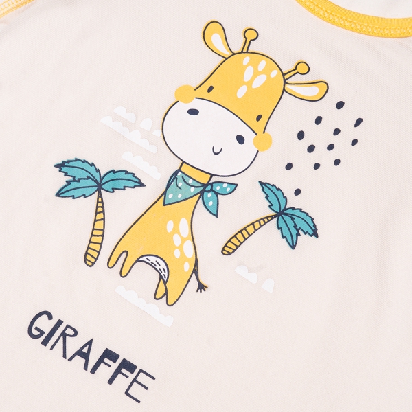 Bodysuit tính năng tam giác, vải modal BST Thiên Nga Animo BMC822080 (0-12M,Vàng)