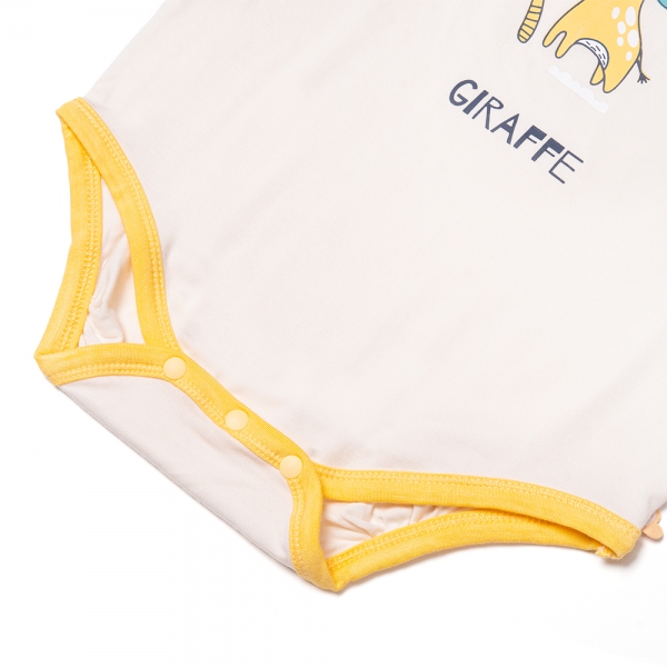 Bodysuit tính năng tam giác, vải modal BST Thiên Nga Animo BMC822080 (0-12M,Vàng)