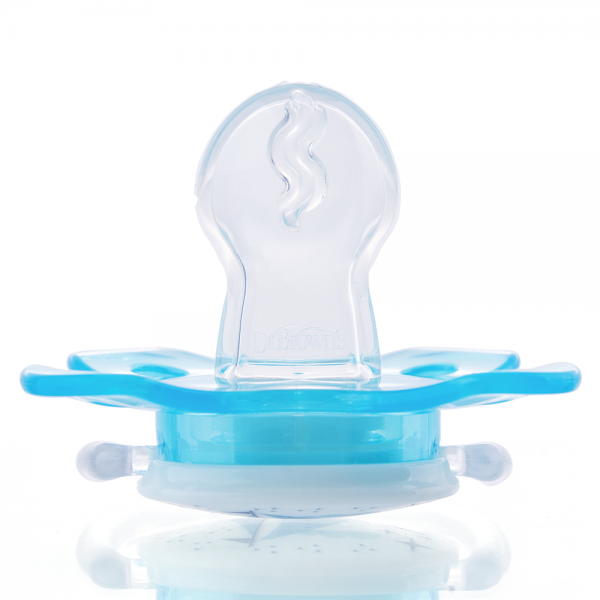 Ty ngậm Prevent Dr Brown Level 1, 0-6M, Xanh (giao họa tiết ngẫu nhiên)