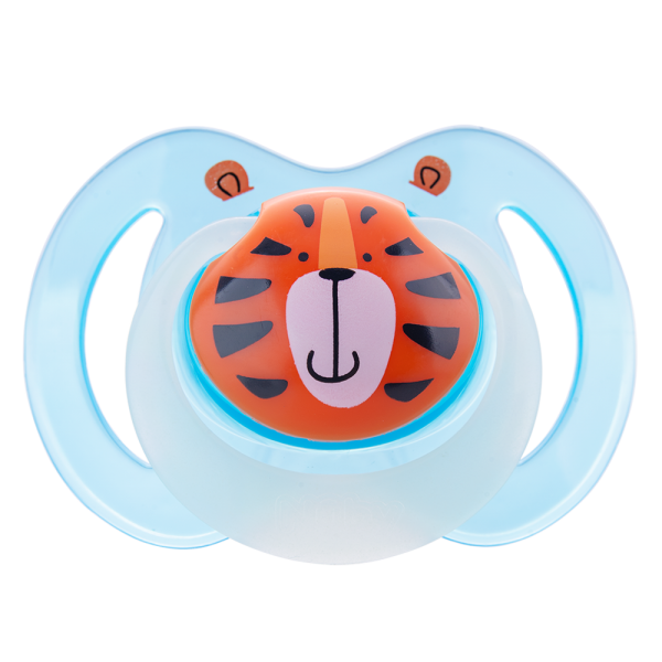 Ty ngậm chỉnh nha Nuby Silicone Ovan Xanh dương