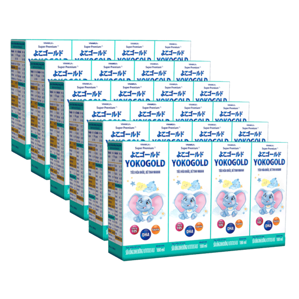 Combo 6 lốc Sữa uống dinh dưỡng Vinamilk Yoko Gold 180ml (Lốc 4 hộp)