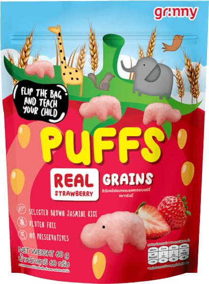 Bánh ăn dặm Grinny vị dâu