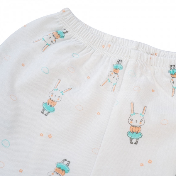 Cặp quần sơ sinh dài Animo NB422054 (NB-9M,Cam-trắng-Giao màu ngẫu nhiên)