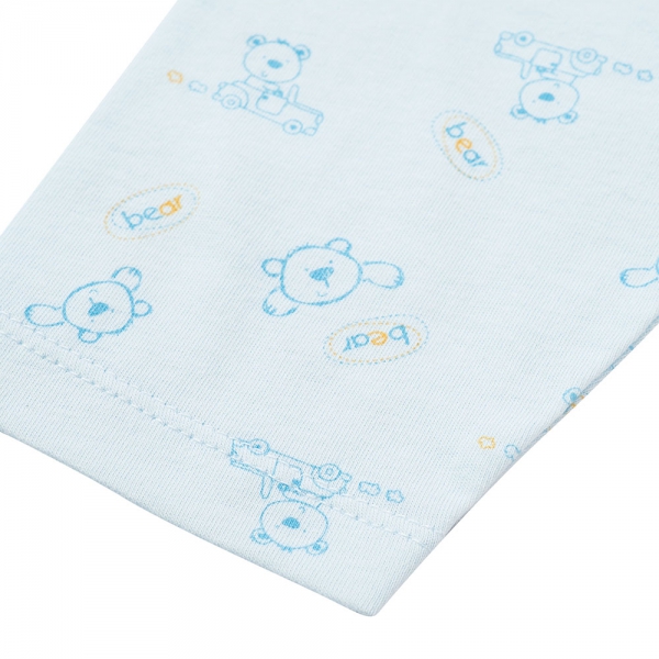 Cặp quần sơ sinh dài Animo NB422050 (NB-9M,xanh-trắng- Giao màu ngẫu nhiên)