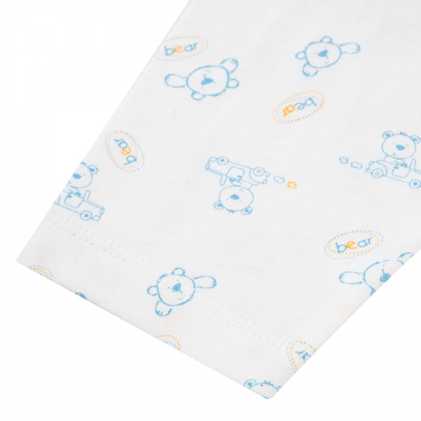 Cặp quần sơ sinh dài Animo NB422050 (NB-9M,xanh-trắng- Giao màu ngẫu nhiên)