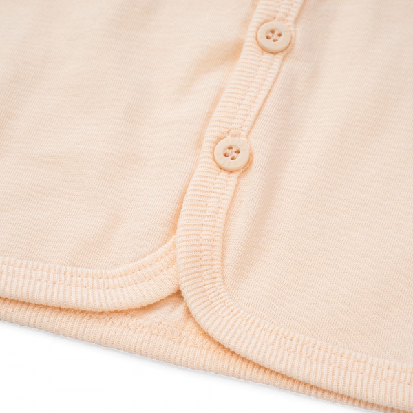 Cặp áo sơ sinh cài giữa tay dài Animo NB422053 (NB,Cam-trắng-Giao màu ngẫu nhiên)