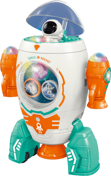 Đồ chơi tên lửa không gian vui nhộn biết nhảy có nhạc và đèn YN488938