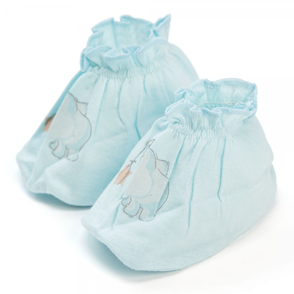 Bộ bao tay chân sơ sinh thun Animo HN522049 (NB,Xanh ngọc)