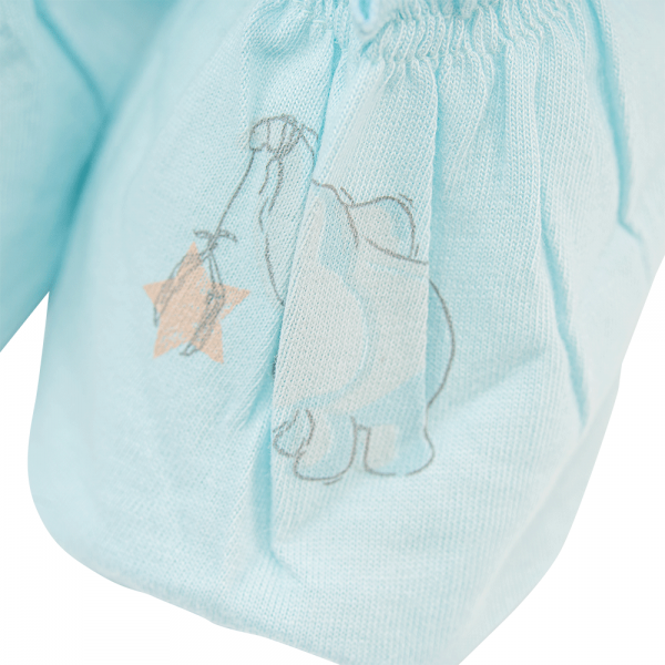 Bộ bao tay chân sơ sinh thun Animo HN522049 (NB,Xanh ngọc)