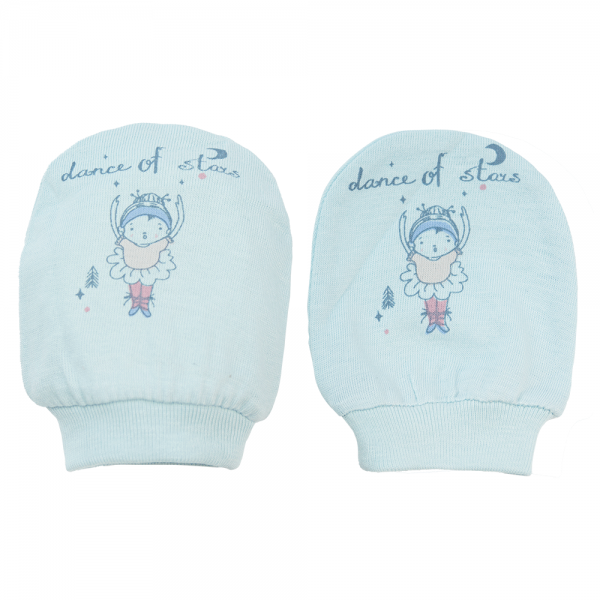 Bộ bao tay chân sơ sinh bo Animo HN522048 (NB,Xanh ngọc)