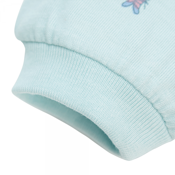 Bộ bao tay chân sơ sinh bo Animo HN522048 (NB,Xanh ngọc)