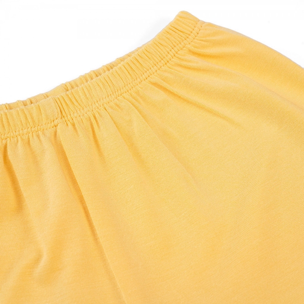 Bộ sơ sinh tính năng ngắn, vải modal BST Thiên Nga Animo BMC822074 (0-12M,Vàng)