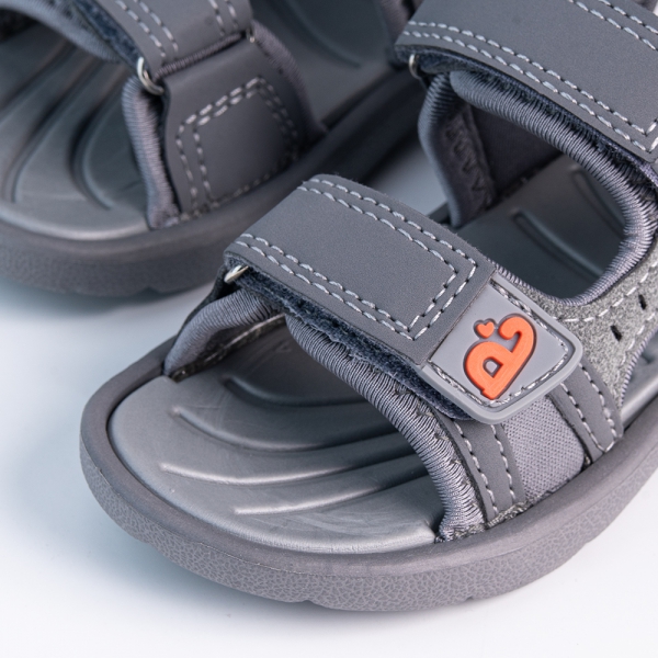 Sandal bé trai cao cấp Animo A2207_JK050 (19-25,Xám)
