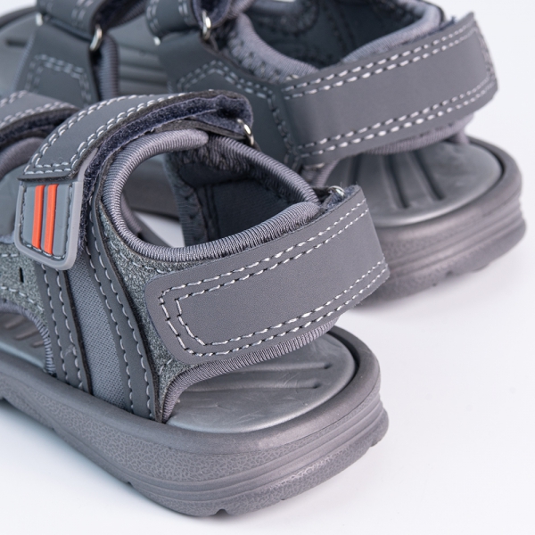 Sandal bé trai cao cấp Animo A2207_JK050 (19-25,Xám)