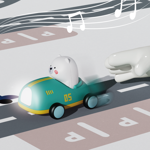 Xe hoạt hình chạy trớn có nhạc đèn LH16877629