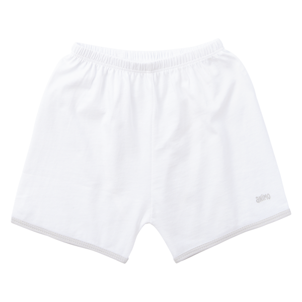 Cặp quần sơ sinh ngắn Animo KV123022 (NB-12M,Xám họa tiết_Trắng)