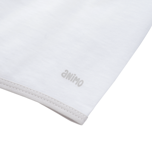 Cặp quần sơ sinh ngắn Animo KV123022 (NB-12M,Xám họa tiết_Trắng)