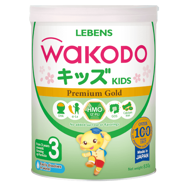 Sữa Wakodo KIDS 3 830g (từ 3 tuổi trở lên)