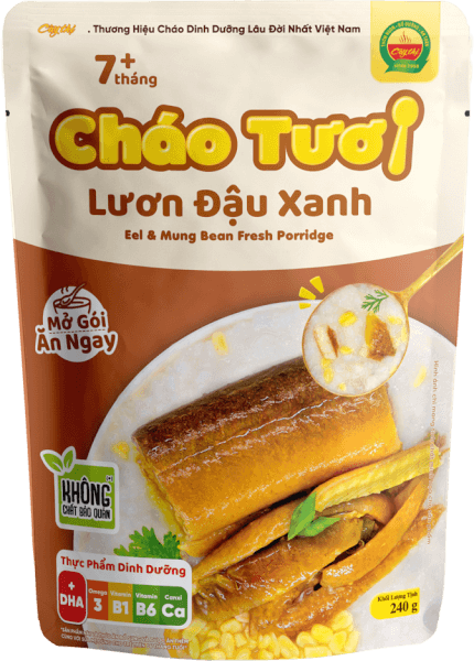 Cháo tươi lươn đậu xanh