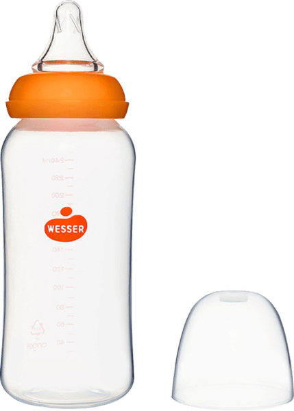 Bình sữa Wesser nhựa PP BPA Free cổ hẹp 250ml