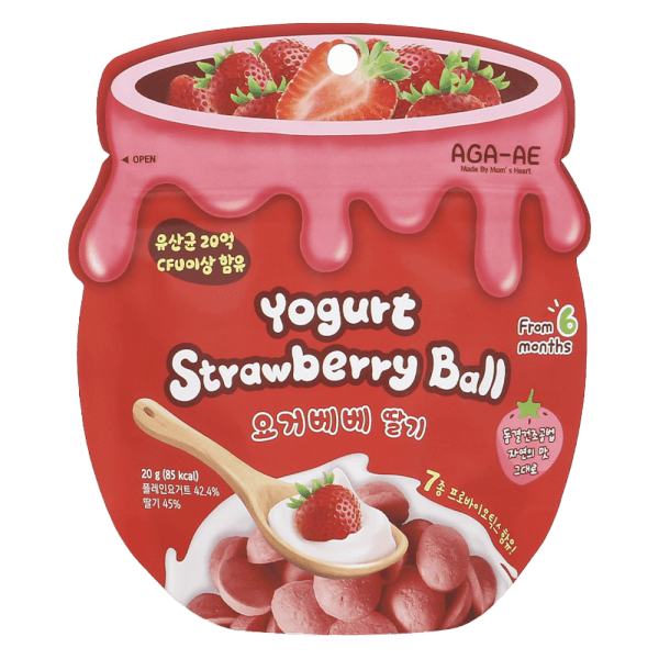 Snack sữa chua sấy khô AGA-AE vị dâu (20g)