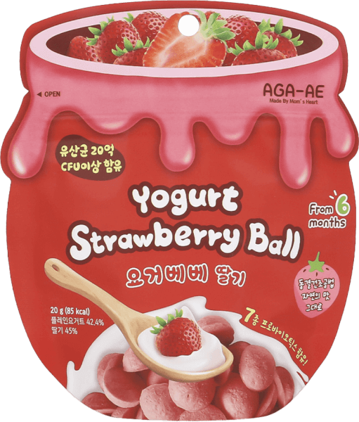 Snack sữa chua sấy khô AGA-AE vị dâu (20g)