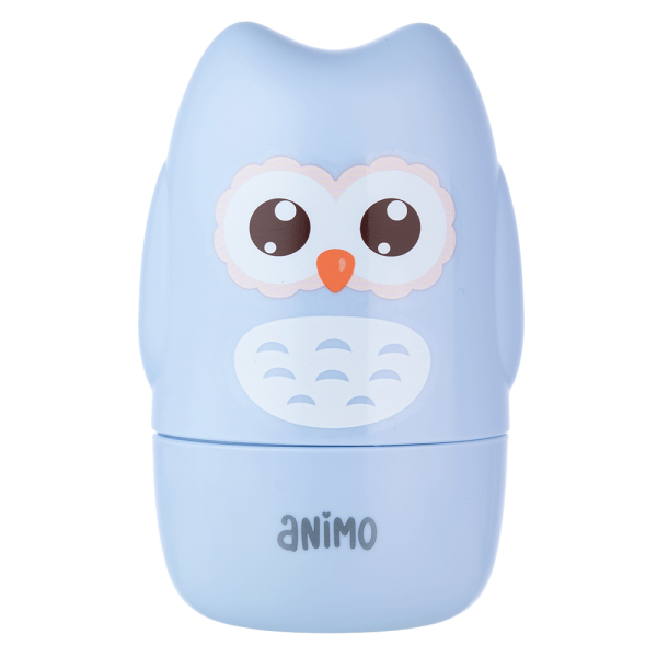 Bộ 4 dụng cụ cắt móng tay cho bé Animo (Cú xanh, GH-JC6601)