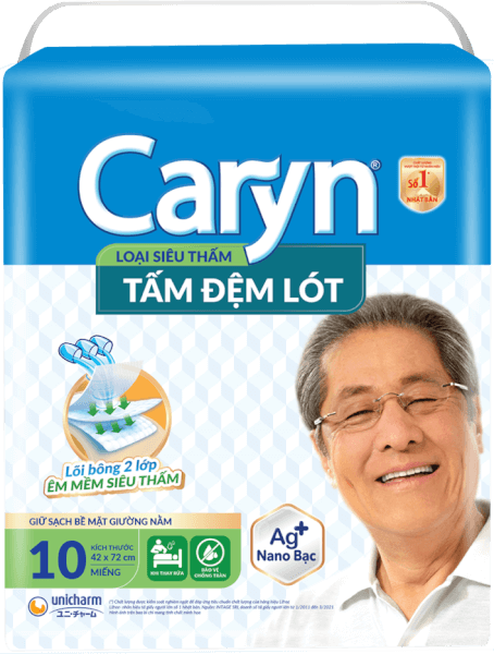 Tấm đệm lót Caryn siêu thấm 10M (giao bao bì ngẫu nhiên)