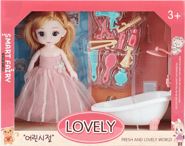 Bộ búp bê kèm bồn tắm và phụ kiện cho bé CY518970
