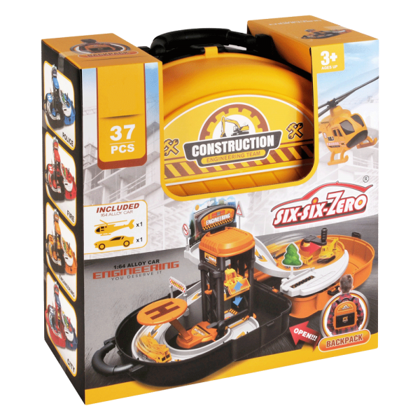 Balo lắp ráp bãi đậu xe kèm phương tiện giao thông cao cấp CY314302