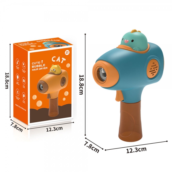 Súng thổi bong bóng hình khủng long có nhạc CY421408