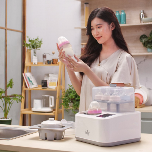 Máy tiệt trùng sấy khô, hầm cháo thông minh tích hợp máy hâm sữa FATZ Captain 2 FB4315SL