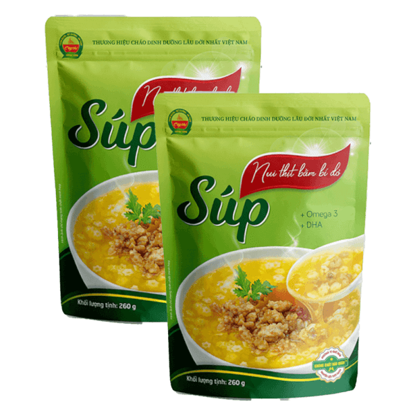 Combo 2 Súp nui thịt bằm bí đỏ Cây Thị 260g