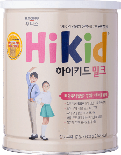 Sữa Hikid vị Vani 600g (1-9 tuổi)