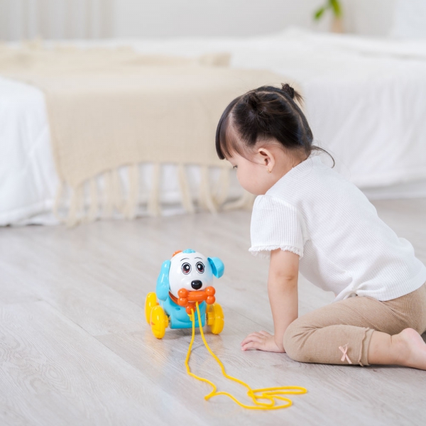 Đồ chơi chú chó thông minh có nhạc kèm dây kéo YN452562