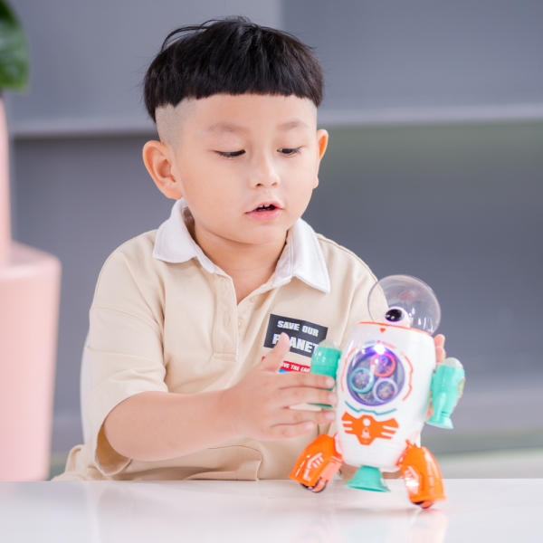 Đồ chơi tên lửa không gian vui nhộn biết nhảy có nhạc và đèn YN488938