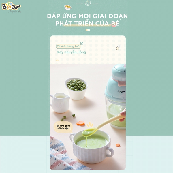 Máy xay 0.6L Bear (GR-B06V1)