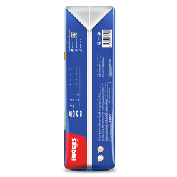 Tã quần Huggies Skincare gói cực đại (XXL, >15kg, 54 miếng) (Giao bao bì ngẫu nhiên)