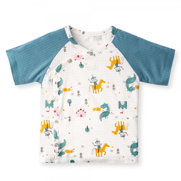 Bộ tính năng ngắn chống muỗi, HT Hiệp Sĩ Animo VĐ523004 (0-24M,Xanh lá)