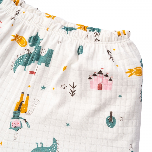 Bộ tính năng ngắn chống muỗi, HT Hiệp Sĩ Animo VĐ523004 (0-24M,Xanh lá)