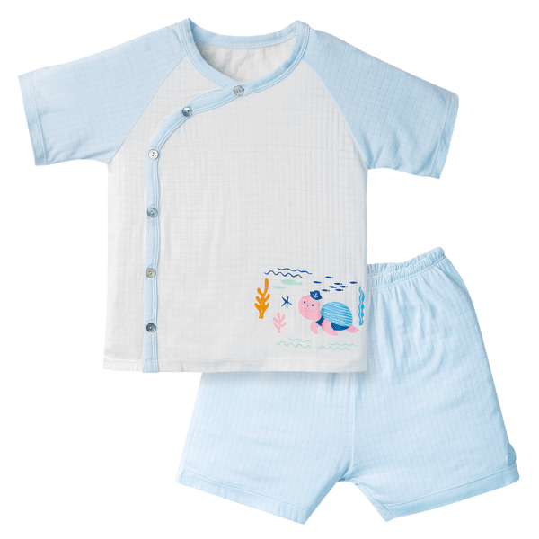 Bộ tính năng ngắn chống muỗi, HT San Hô Animo VĐ523003 (0-24M,Xanh Ngọc)