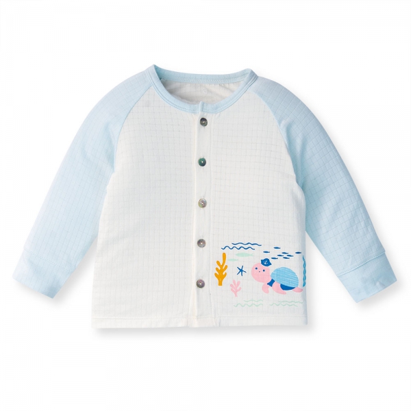 Bộ tính năng dài chống muỗi, HT San Hô Animo VĐ523010 (0-24M,Xanh Ngọc)