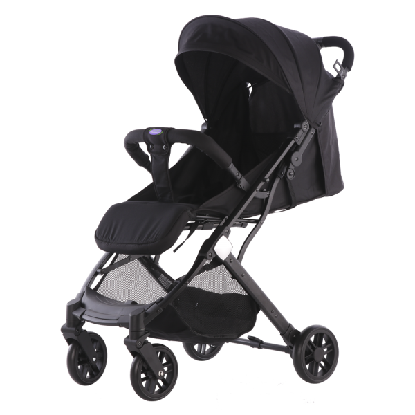 Xe đẩy du lịch gấp gọn tích hợp tay kéo Mastela HN-275 (màu đen)