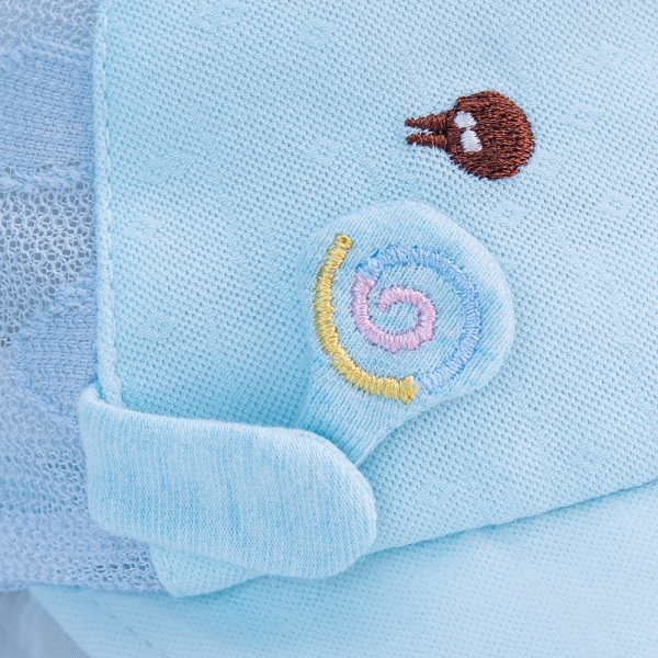 Nón lưỡi trai khăn voan bé trai Animo A2303_MN008 (46cm, Xanh)