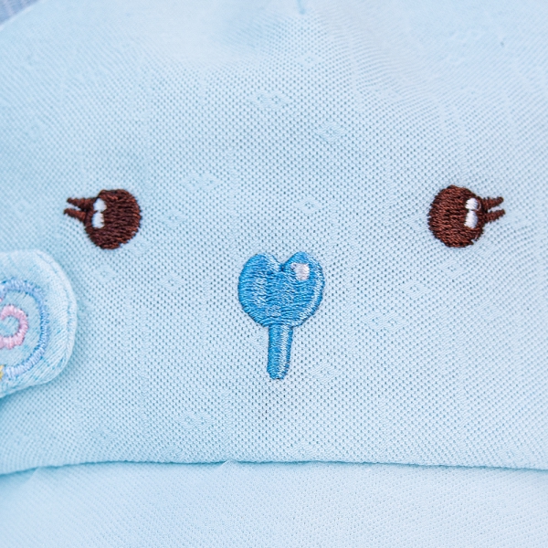 Nón lưỡi trai khăn voan bé trai Animo A2303_MN008 (46cm, Xanh)