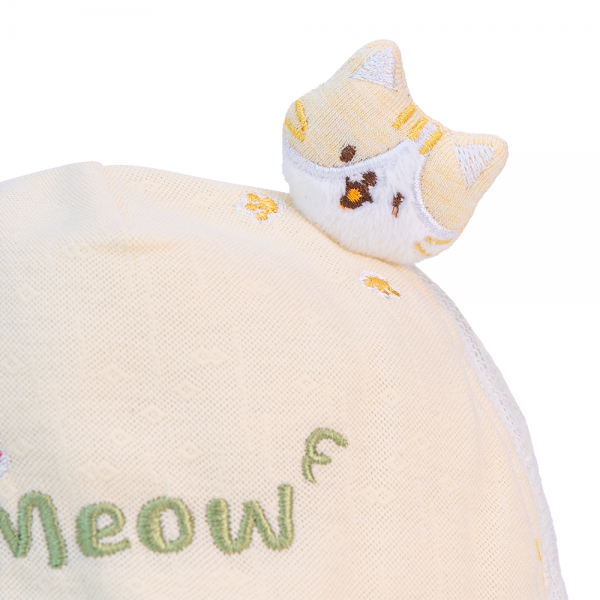 Nón lưỡi trai khăn voan bé trai Animo A2303_MN006 (48cm, Vàng)