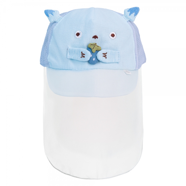 Nón lưỡi trai khăn voan bé trai Animo A2303_MN005 (48cm, Xanh)