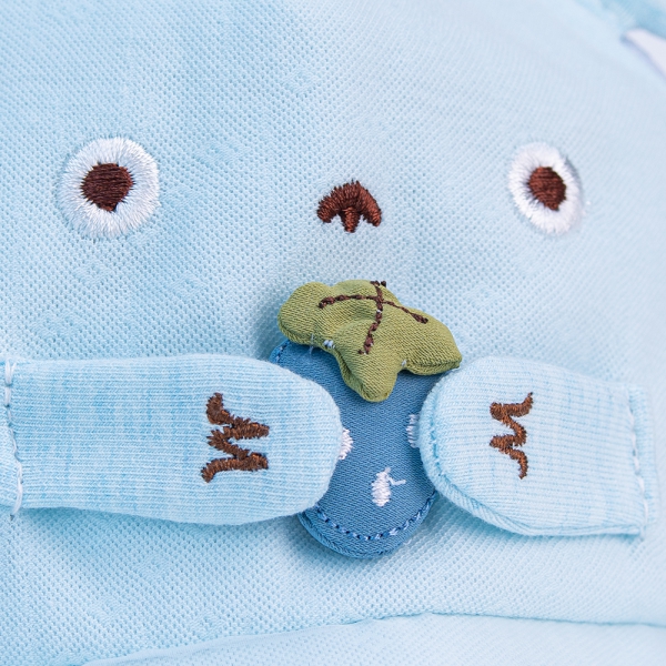 Nón lưỡi trai khăn voan bé trai Animo A2303_MN005 (48cm, Xanh)