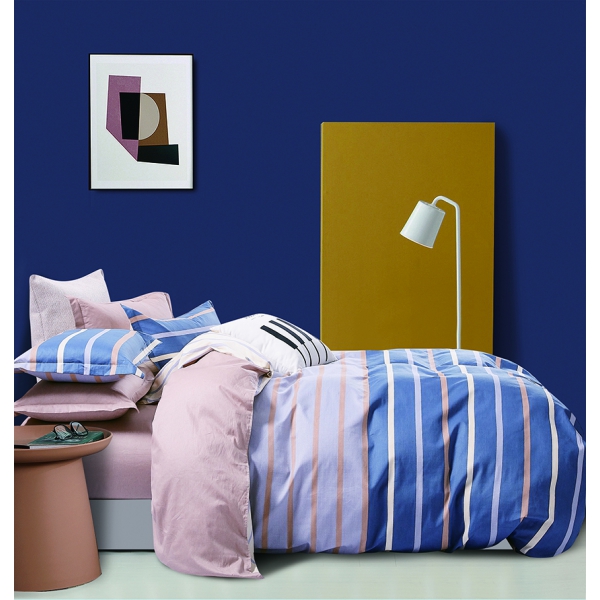 Bộ 5 món drap, áo gối và mền chần NIN Collins B2201_NH014 (160x200+30cm)