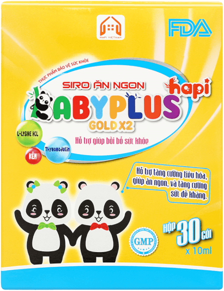 Siro ăn ngon Babyplus Hapi Gold X2